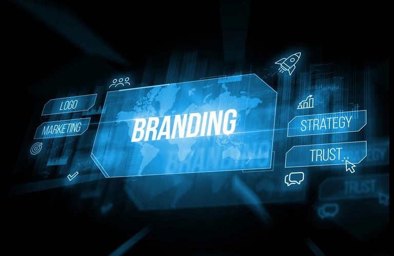 Branding strategy and digital identity interface